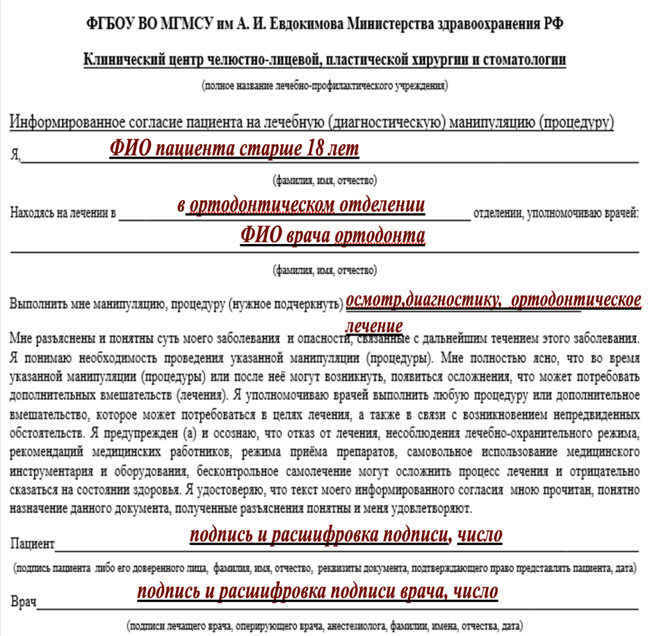 Диагностический алгоритм действий врача